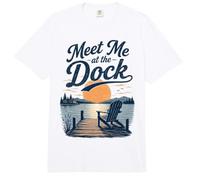 Encuéntrame en el Dock Lakehouse Lakecore Cabincore Comfort Colors Adult Heavyweight T-Shirt