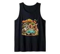 Encuéntrame en el escuadrón del zoológico Safari Vida Silvestre Animales Viaje Guardián Camiseta sin Mangas