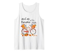 Encuéntrame en el Parche de Calabazas, Divertida Cosecha de Temporada de otoño Camiseta sin Mangas