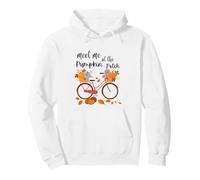 Encuéntrame en el Parche de Calabazas, Divertida Cosecha de Temporada de otoño Sudadera con Capucha