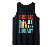 Encuéntrame en la Biblioteca Libros Cita Camiseta sin Mangas