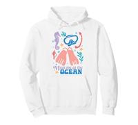 Encuéntrame en la Camiseta Ocean Boho Beach Vacation Snorkeling Sudadera con Capucha