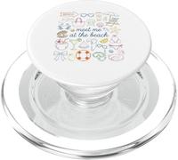 Encuéntrame en la Playa Vibes de Vacaciones de Verano PopSockets PopGrip para MagSafe