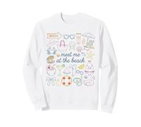 Encuéntrame en la Playa Vibes de Vacaciones de Verano Sudadera