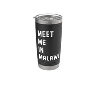 Encuéntrame en Malawi África Vaso térmico de acero inoxidable de doble pared