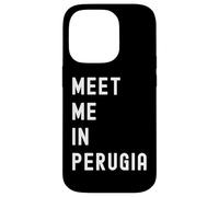 Encuéntrame en Perugia Umbria Italia Carcasa para iPhone 14 Pro