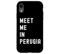 Encuéntrame en Perugia Umbria Italia Carcasa para iPhone XR