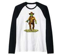 Encuentro al mediodía Alien Cowboy - Ciencia ficción Occidental Camiseta Manga Raglan