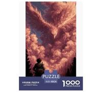 Encuentro con el Fénix de Fuego Puzzles 1000 Piezas Juego De Reto Juguete Adultos Y Más De 12 Años Juego De Puzzle Reto Educativo Diversión Interactiva Regalo Decoración Hogar 38x26cm/1000pcs