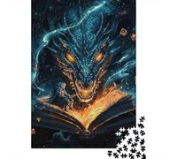 Encuentro de dragón fantasía Set De 1000 Piezas Papel Reciclado Puzzle Familiar Fácil De Almacenar Aficionados A Los Rompecabezas Atractivo Ocio Casa 70x50cm/1000pcs