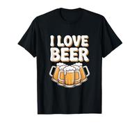 Encuentro de tazas espumosas I Love Beer Camiseta