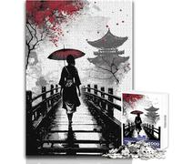 Encuentro en el Puente - Rompecabezas de 1000 Piezas para Adolescentes, Actividad educativa Divertida y lógica, sentimiento cálido, tamaño 38x52cm