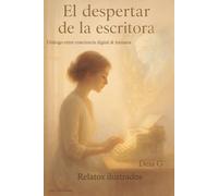 Encuentro entre conciencia digital & humana. Relatos ilustrados: Volumen 1 - El despertar de la escritora