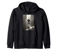 Encuentro Felino Sasquatch Sudadera con Capucha