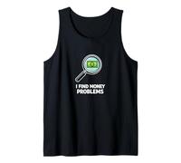 Encuentro Problemas de Dinero Contador Humor Camiseta sin Mangas