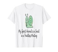 Encuentro sin Sentido Mi Animal Espiritual es un Caracol en un sin Sentido Camiseta