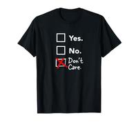 Encuesta: No me Importa, sí, no, Gracioso, sarcástico, irónico. Camiseta