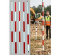 Encuesta seccional de aluminio poste for el estacado del camino de la disposición de la construcción(3meter)