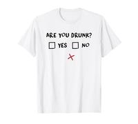Encuesta sobre alcohólicos ¿Está Usted Borracho Bebiendo Fiesta? Camiseta