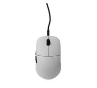End Game Gear XM2 - Ratón para juegos con cable 8k v2, ligero, 1.8 onzas, diestros, sensor óptico PixArt PAW3950 U, 30 K dpi, tasa de sondeo de 8 KHz, color blanco