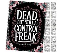 End Of Life Planner - Humorous Final Wishes Workbook, Death Preparation Notebook For Property, Finances And Personal Affairs | Comprehensive organiserr For Estate Planning, Legal Arrangements