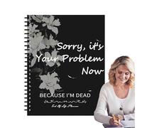 End of Life Spiral Notebook - Planificador guía para información personal, planificación funeraria y arreglos finales, encuadernación duradera para organizar documentos importadores, memorias y deseos