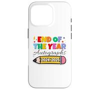 End Of The Year Autographs 2024-2025 Last Day of School Carcasa para iPhone 16 Pro