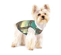 End of World Desert - Camiseta de alta calidad para perro, ropa suave 100% algodón para perros, perfecta para perros pequeños a medianos, camisas elegantes y cómodas para perros, talla S