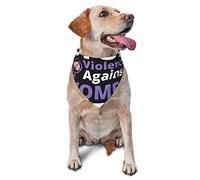 End & Stop Domestic Violence Spring Dog Bandanas Girl Bulk Puppy Pañuelo Ajustable Triángulo Suave Baberos Accesorios para Perros pequeños, medianos y Grandes Gatos