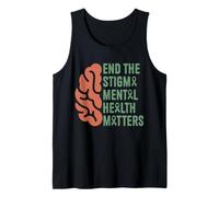 End The Stigma Mental Health Matters Camiseta sin Mangas