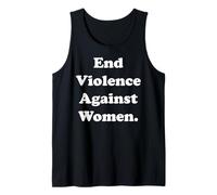 End Violence Against Women Powerful Message Camiseta sin Mangas
