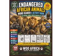 Endangered African Animals Word Search & Activity Book (Woo Africa Wildlife Adventures)