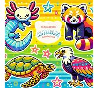 Endangered animals: Coloring book