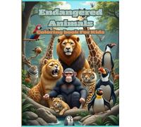 Endangered Animals Coloring Book for Kids
