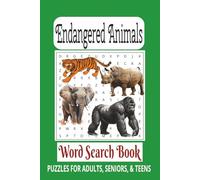 Endangered Animals Word Search Book: Word Searches with Easy-to-Read Print about Endangered Animals, Endangered Wildlife, Wild Animals, and more | 6x9 ... for vacations, holidays, and relaxing times.