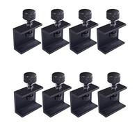 Ender 3 V2 cama ajustable de aluminio, Clip de cama térmica de vidrio, abrazadera 3D for impresora 3D, retenedor de plataforma de construcción de cama caliente de aleación(Big Clip 8pcs)