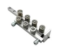 Enderezador manual de alambre Máquina enderezadora de cables de 7 ruedas Herramienta for enderezar cables de una o dos líneas Máquina peladora de cables de computadora Rodillo(Single line)