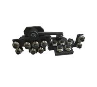 Enderezador manual de alambre Máquina enderezadora de cables de hierro y acero inoxidable, enderezadora de cables Manual de 1,5-3mm, 3-4mm(1.5-3mm 10roller)