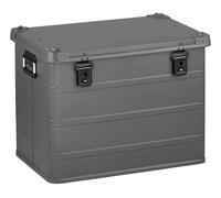 Enders® Caja de aluminio Vancouver M Grey, 170 litros, caja industrial, caja de transporte, caja universal, junta de goma, estable, robusta, protección contra polvo y salpicaduras, caja de