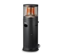 Enders Calentador de exterior Gas Polo Black 2.0, radiador de gas con control continuo, sistema de reflexión ENDUR, ruedas transportadoras, protección antivuelco #5464