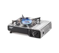 Enders® MAVERIQ® 1886 - Hornillo de camping regulable sin niveles, encendido piezoeléctrico, protección contra sobrecalentamiento, potente quemador de 2,2 kW, incluye maletín de transporte, compatible