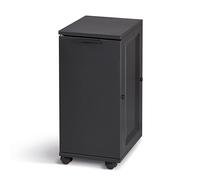 Enders Mesita auxiliar y modular negra como almacenaje para fiestas de barbacoa - Mesa auxiliar barbacoa con dos imánges fuertes como carrito con ruedas para terraza y jardín #8818