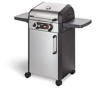 Enders Parrilla eléctrica eFLOW PRO 2 TURBO, con parrilla de hierro fundido SWITCH GRID, TURBO ZONE para temperaturas altas, paneles laterales de aluminio fundido