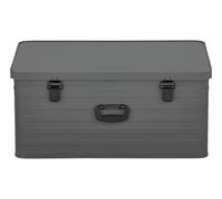 Enders Toronto XXL Grey 3883 - Caja de aluminio (130 L, 1 mm de grosor, resistente a salpicaduras, apilable), color gris