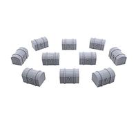 EnderToys Chests, Terrain Scenery for Tabletop 28mm Miniatures Wargame, 3D Printed and Paintable