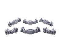 EnderToys Connecting Barricade Wall Set, Terrain Scenery for Tabletop 28mm Miniatures Wargame, 3D Printed and Paintable