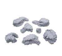 EnderToys Grassy Gnoll por Printable Scenery, paisaje RPG de mesa impreso en 3D y terreno de juego de guerra miniaturas de 28 mm