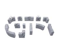 EnderToys Laberinto de setos por Printable Scenery, paisaje RPG de mesa impreso en 3D y terreno de juego de guerra, miniaturas de 28 mm