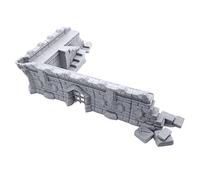 EnderToys Paredes de asentamiento enano por Makers Anvil, paisaje de mesa impreso en 3D y terreno de juego de guerra, miniaturas de 28 mm
