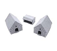 EnderToys Pequeños graneros rústicos por paisaje imprimible, paisaje RPG de mesa impreso en 3D y terreno de juego de guerra, miniaturas de 28 mm